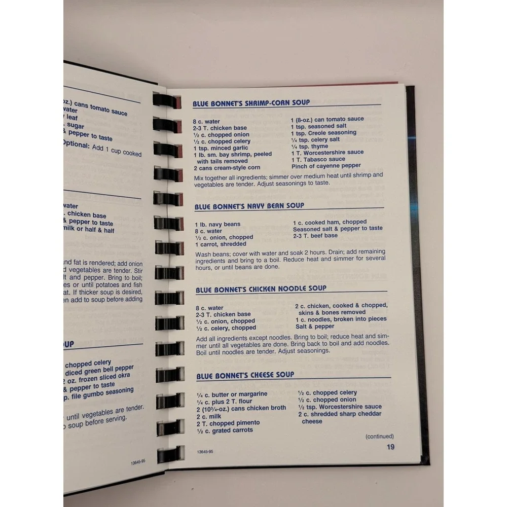 What's Cooking at Blue Bonnet Cafe 2007 Texas Restaurant Spiral Cookbook